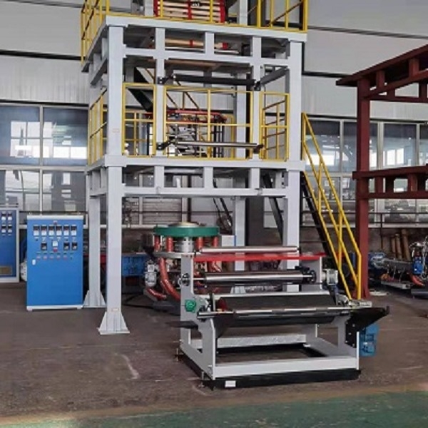 Shopping bag film blowing machine